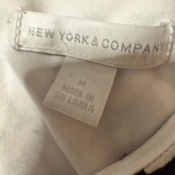 NY&Co  Black and White Patterned Dress - Picture 6 of 9